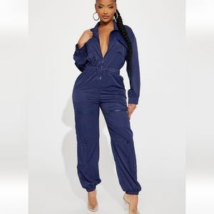 Navy Jumpsuit